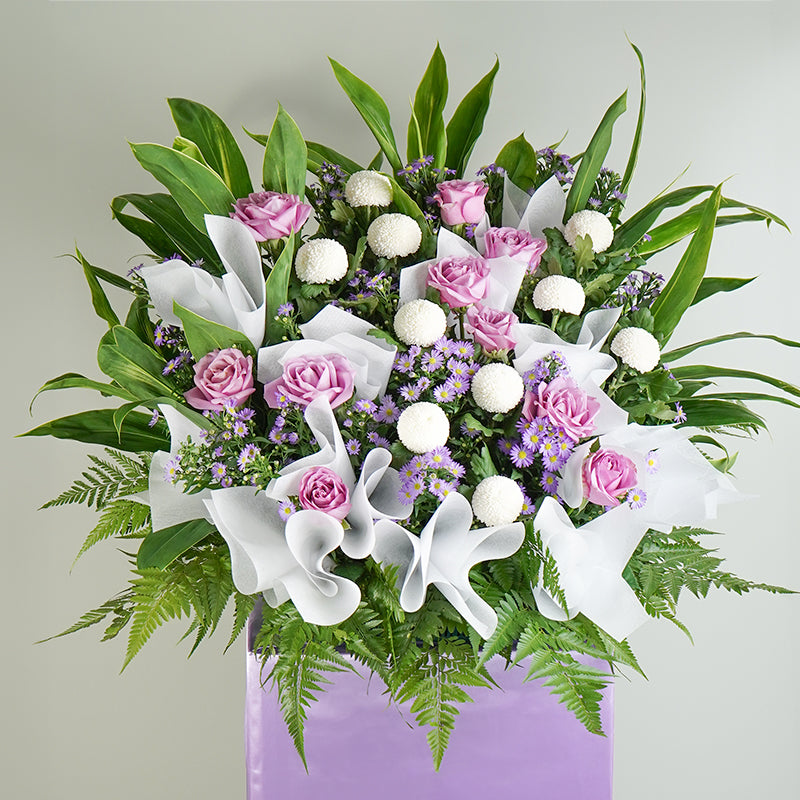 Amethyst Condolence / Funeral Flowers